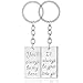 2pcs You'll always be my hero I'll always be your little girl Key Chain Ring Set Father's Day Dad Gift