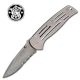 Smith & Wesson SW3300S Swat Baby Serrated Frame Lock Knife