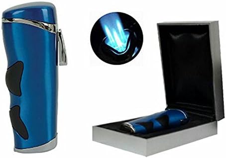 BLUE Beast Triple Blue Jet Torch Lighter With Built In Cigar Punch Cutter