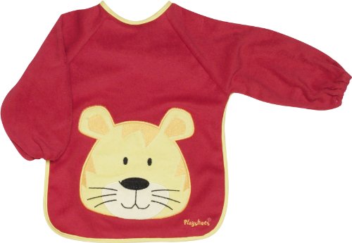 Playshoes 507136 - Ärmel-Lätzchen lang Arm, Katze