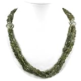 Handmade Labradorite & Silver 4-Strand Necklace