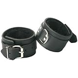 Strict Leather Fur Lined Wrist Cuffs
