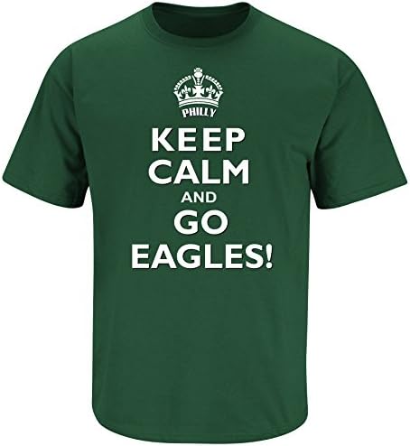 Philadelphia Eagles Fan Keep Calm and Go Eagles T-Shirt (2XL)