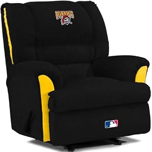 Buy Pittsburgh Pirates MLB Team Logo Furniture - Big Daddy Recliner By Baseline