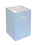Badger Basket Folding Storage Bin Hamper in Blue