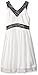 Amy Byer Girls' V-Neckline with Stone Trim Dress
