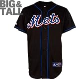 New York Mets Big & Tall Replica Black Jersey