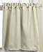 Lorraine Home Fashions Facets Room Darkening Blackout Tier Curtain Pair, 55 by 24-Inch, Green
