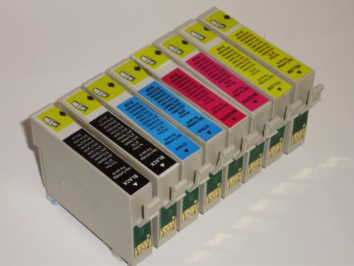 8 EPSON COMPATIBLE INK CARTRIDGES BY INK CARTRIDGE 