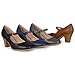 Brinley Co. Womens Mary Jane Classic Pumps