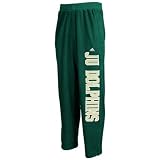 NCAA adidas Jacksonville University Dolphins Green Word Plus Fleece Sweatpants