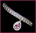 NECK SIZE 9-11 INCHES Swarovski crystal Purple Pink Diamond Cat Dog Collar