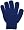 Bath Accessories Bathing Gloves Navy