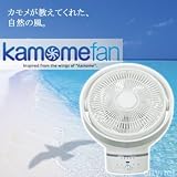 kamomefan (�J�����t�@��) �T�[�L�����[�^�[ 25cm DC���[�^�[ �t�������R���� ���ʖ��i�K�ؑւ� �A���}�t �z���C�g KAM-CC1301D(WH)