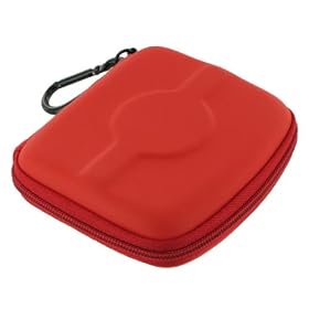Assorted Colors – Hard Shell Nylon Carrying Case + Screen Protector for Garmin nüvi 350 360 and More 3.5-Inch Portable GPS Navigator (NOT Comaptible with W Widescreen Edition)