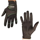 2 - FORGAN of St Andrews Mens BLACK All-Weather Golf Gloves