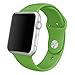 Apple Watch Band, Perman Sports Comfort Smooth Silicone Replacement Smart Watch Bracelet Strap Band Watchband for Apple Watch 42mm Green