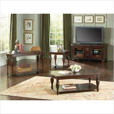 Antoinette Cocktail Table Set in Multi-Step Rich Cherry