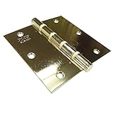 クマモト ステンレス義星丁番リング入 2.0×89×89 2枚セット 金色 STR-12