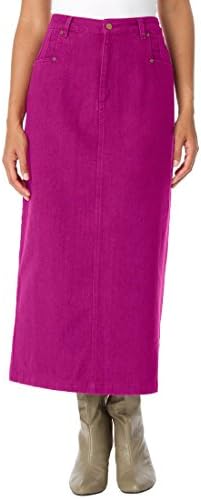 Jessica London Women's Plus Size L-Pocket Long Skirt