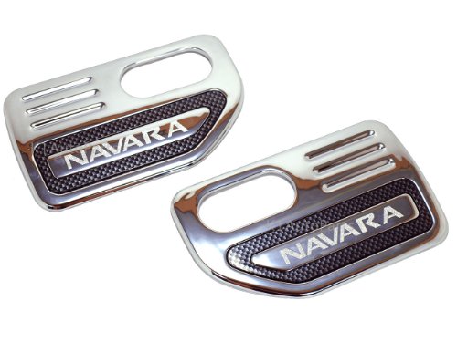 Chrome Side Light Lamp Cover Trim Nissan Frontier Navara D40 2005 - 2012