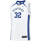 Nike Elite Kentucky Wildcats #32 White Replica Basketball Jersey