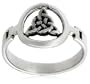 Sterling Silver Celtic Triangle in Circle Ring