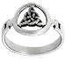 Sterling Silver Celtic Triangle in Circle Ring