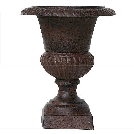 AMPHORE POKAL VASE GUSSEISEN BLUMENTOPF ANTIK-STIL