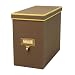 Cargo Atheneum File Box, Brown, 9-1/2 by 12 by 5-1/2-Inch