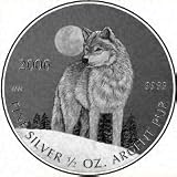 Silver Wolf Canada 2006 Coin.