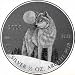 Silver Wolf Canada 2006 Coin.