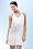 S/L Active V-Neck Dot Printed Jersey Tennis Dress