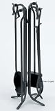 Woodfield Vintage Iron 5-piece Tool Set for Fireplace