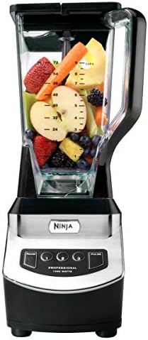 Euro Pro Ninja NJ600 1000 Watt Professional Food Fruit Blender Processor