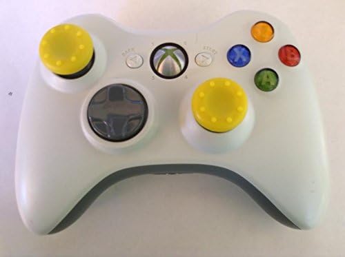 Colombia Yellow Blue and Red 3 Pair Pack of "Color Covers" for FIFA World Cup 2014 Joystick Covers / Grips for XBOX 360, One, PS2. PS3. PS4, Logitech controllers Reusable