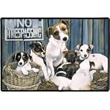 Jack Russell Terrier Dog Family Indoor / Outdoor Designer Doormat