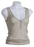 Majestic Paris Supima Crystal Button Tank