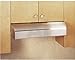 GE Profile JV566HSS 36" Under Cabinet Range Hood with up to 250 CFM Internal Blower, Vertical or Rear Exhaust, Two-Speed Fan Control and Halogen Light: Stainless Steel