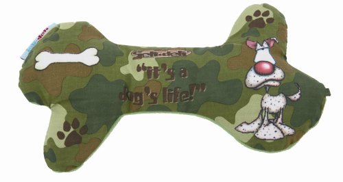 Childrens Toyshop  Third Party New : Jeli Deli Top Dog Heated Bone Shaped Pillow