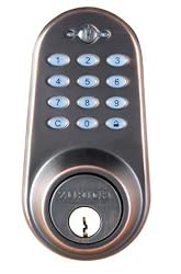 LockState DBS Digital Keyless Remote Control Deadbolt Bronze-WITH REMOTE