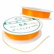 2 Orange Stretch Elastic Beading String Cord 0.6mm 65Ft
