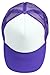 DALIX Two Tone Trucker Cap in Purple and White Hat
