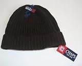 Chaps Men's Foldover Cuff Beanie - Knit Cap - One Size - Brown