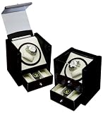 Double Automatic Watch Winder One Turntable with 4 Timer