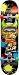 Speed Demons Paint Baller YB Mid Complete Skateboard (Black/Multicolor, 7.3-Inch)