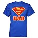 Superman Logo Dad's Super Father's Day Men's T-Shirt