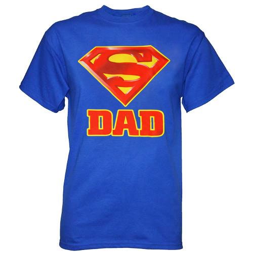 DC COMICS SUPERMAN -- SUPER DAD -- LICENSED MENS S/S TEE