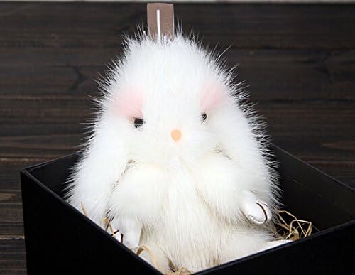 Talentote Cutebugs Series Natural Original Mink Fur Rabbit Bag/cellphone Accessories Keychain Best Gift Idea Cbc-xyrb-092401
