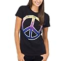 Peace Out Graphic Tee - Black